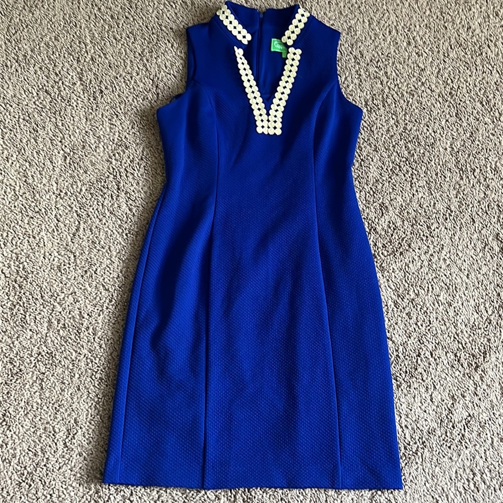 Vintage Papagallo size 2 royal blue dress